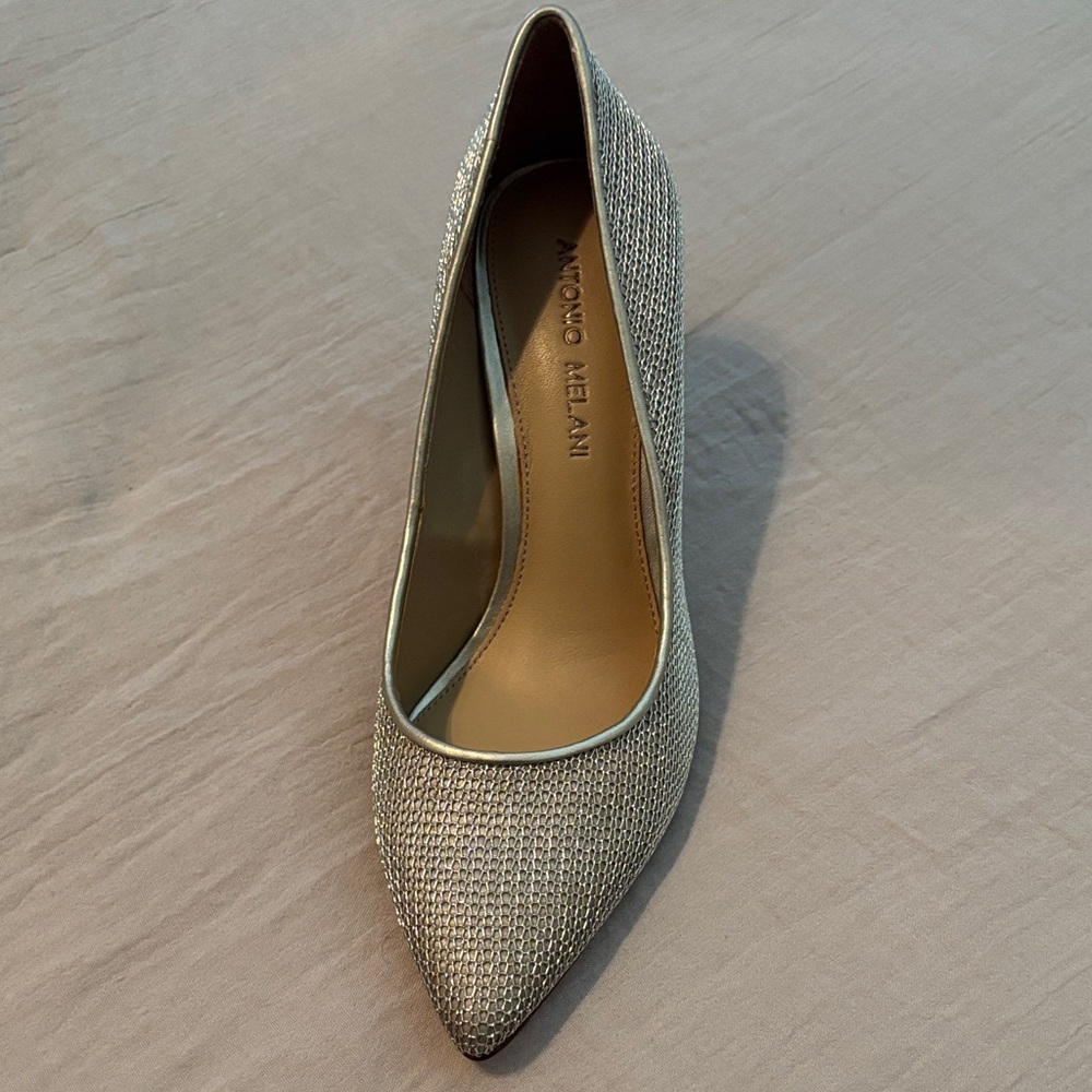 Antonio Melani Metallic Heels